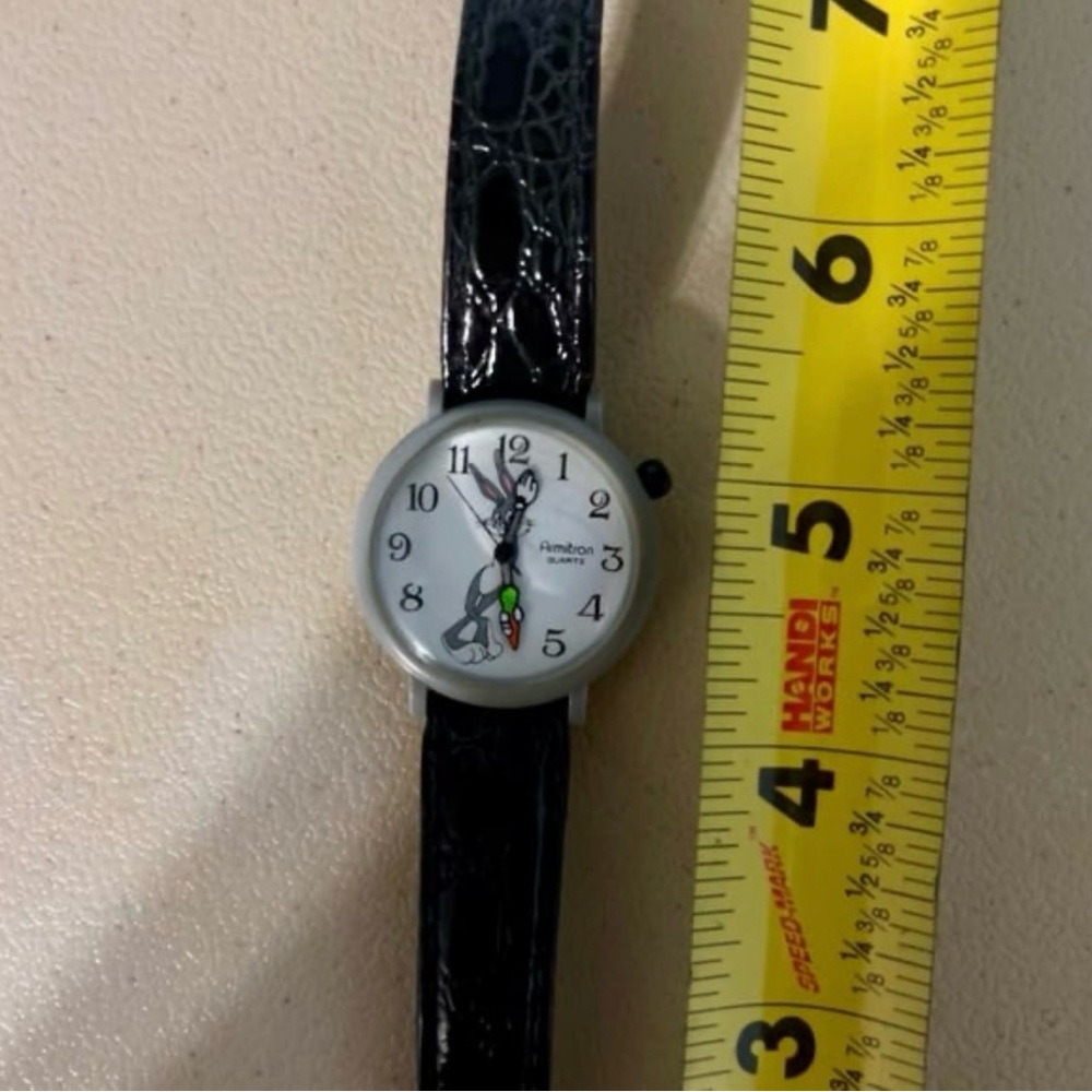 Bugs Bunny Armitron Quartz Analog Watch with Genuine Leather Band